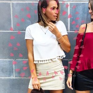 Forever 21 Tassel Crop Top